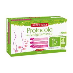 PROTOCOLO ADELGAZANTE SUPER DIET BIO 30 AMPOLLAS DE 15ML QUEMAGRASA