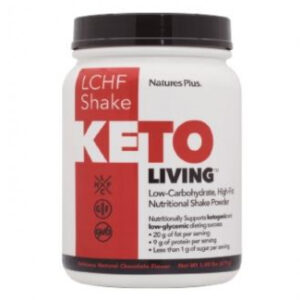 KETO LIVING BATIDO chocolate 578gr de NATURES PLUS