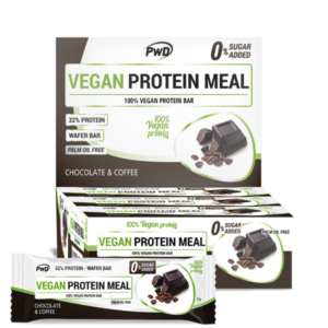 VEGAN PROTEIN MEAL choco-coffee 12barritas PWD Nutrition