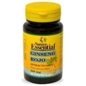 GINSENG ROJO 500mg. 50cap DE NATURE ESSENTIAL