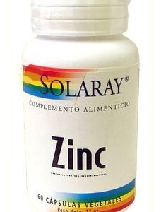 Solaray Zinc 50 mg 60 Cápsulas