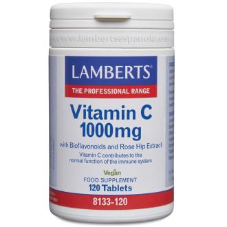 VITAMINA C 1000mg. con bioflavonoides 120comp. (LAMBERTS)