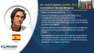 05/01/2021, INCONMENSURABLE, EXCEPCIONAL, LO ULTIMO DEL DR CAMPRA CON LA ASOCIACIÓN MUNDIAL , «EL DIÓXIDO DE CLORO ESENCIAL EN LOS VACUNADOS CON ÓXIDO DE GRAFENO EN SUS CUERPOS»