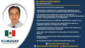 EL DIOXIDO DE CLORO EN SU FORMA CDS POR LA EMINENCIA EL CIRUJANO DENTISTA EL DR SERGIO NADER MERHY. 1ª PARTE.