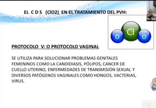 PAPILOMA HUMANO O VPH CURADO CON CDS. POR LA DRA EUFEMIA GUAMAN.