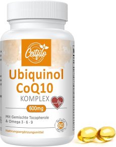 Ubiquinol CoQ10 600 mg cápsula blanda, 60 unidades