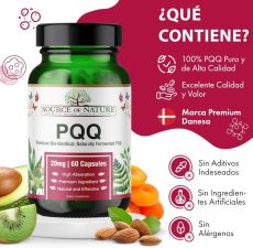 Source of Nature® | 20 mg PQQ | 60 Cápsulas